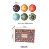 Cuenco Cerámico Bohemio Regalo Navideño Vajilla Set de Regalo Caja Tazón de Arroz Coloreado Bajo Esmalte Cuenco para Comedor en Casa