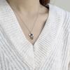 Escoge una estrella y te la doy. Collar de Pareja Hip Hop de Astronauta INS Accesorios Colgante de Astronauta Moda