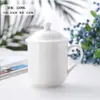 Habitación de Hotel Blanca Pura Taza de Té de Cerámica Taza de Agua para Sala de Reuniones con Tapa Taza de Cerámica para Reuniones de Oficina Phnom Penh