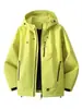 Jaqueta softshell externa para homens e mulheres, jaqueta versátil respirável nova para outono e inverno para caminhada e montanhismo, casaco moderno para casais