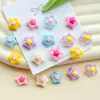 Color Transparente Serie Estrella Brillante Resina Accesorios DIY Funda de Teléfono Parche para Zapatos de Agujero Material para Pasador Accesorios para el Cabello