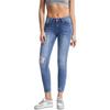 Verão Europeu e Americano Novo Jeans Feminino Stretch de Cintura Alta Rasgado Modelador Justo Cintura Alta Casual Processamento Personalização