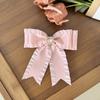 Horquilla Retro con Lazo Rizado para Mujer Estilo Japonés Nicho Estilo Dulce y Cool Corazón de Pedrería Flequillo Lateral Horquilla Accesorios para el Cabello