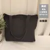 Bolso de lona pintado a mano para niños, copia de graffiti, bolso de hombro, simple, casual, moda, bolsa de compras tote en stock
