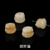 Jade Branco Natural Raiz de Bodhi Contas Soltas Feitas à Mão Contas Budistas Contas para DIY Lote Solto Artigo Brinquedo Pulseira Bodhi Assado em Carvão Acessórios Pendurar