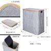 Cross-border Hot Folding Dirty Clothes Basket Laundry Basket Storage Basket Fabric Bamboo Dirty Clothes Basket Clothes Storage Barrel Dirty Clothes