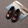 Zapatos Nuevos para Niños Primavera y Otoño 2025 Princesa Negros Zapatos Pequeños de Cuero Estilo Británico Suela Suave Zapatos de Baile Zapatos para Actuaciones Estudiantiles Trbottomy