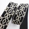 Fornecimento direto da fábrica 38mm de espessura poliéster jacquard webbing bolsa alça de ombro portátil roupas sapatos e chapéus acessórios decorativos