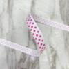 Cinta de puntos de 1 cm cinta de hilo cinta de puntos cinta ciruela cinta estampada material de lazo accesorios para el cabello hecho a mano DIY