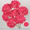 Flor de Simulación Hortensia Piruleta Hortensia Decoración del Hogar Material para Arreglo Floral Arte Floral de Boda Flor Bola de Nieve Flor Artificial