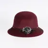 Chapéus de Inverno para Mulheres, Pele Sintética de Visom, Chapéus Bucket Femininos, Chapéus de Algodão Quentes de Inverno, Chapéus para Mães, Chapéus Elegantes e Versáteis