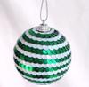 Cy Transfronteiriço 2024 Novo Natal Pequeno Pingente Balanças Decorativas Bola de Lantejoulas Pingente de Decoração de Árvore de Natal para Uso Festivo