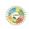 Ímãs de Geladeira de Acrílico dos Vinte e Quatro Termos Solares Conhecimento Científico Criativo Disco Redondo Ornamentos Decorativos para Pendurar 7* 7cm