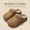 Pantuflas de Algodón Birkenstock para Mujer Invierno 2026 Estilo Nuevo Hogar Interior Impermeables Cálidas Exteriores Antideslizantes Casuales Pantuflas de Algodón