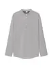 Site independente TK transfronteiriço europeu e americano camisa polo masculina de manga longa verão casual respirável botão gola alta xadrez camisa polo