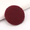Atacado de Fábrica Botões Decorativos Coloridos de Tecido Pelúcia Botões para Casaco de Caxemira Suéter Jaqueta Vento Bolsa Botões de Tecido Prova de Amostra Personalização