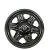 Triciclo Eléctrico Llanta Delantera de Acero Integrada Sin Freno Rueda Delantera Llanta de Hierro Cubierta 300/350/375-12 Cubo de Acero
