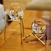 Artesanía de Lujo Ligero Bola de Cristal Adornos Metálicos Sala de Estar Escandinava Gabinete de Vino Oficina Sala de Modelos Decoraciones para el Hogar