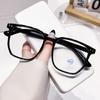 Gafas fotocromáticas para miopía para hombres y mujeres ins luz azul anti-luz marco grande liso liso gafas fábrica al por mayor