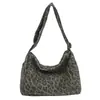 Bolso Tote de Viaje con Estampado de Leopardo Transfronterizo para Mujer Otoño 2025 Nuevo de Moda Gran Capacidad Bolso de Hombro Cruzado de Moda