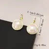 Pendientes Frescos y Compactos de Estilo Coreano, Versátiles para el Trayecto Diario, Pendientes de Lujo Ligero Calientes de Celebridades de Internet, Románticos y Elegantes de Estilo Francés