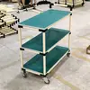 Carrito de vuelco antiestático Estante de materiales Carro de mano multifuncional Banco de trabajo Mesa de experimentación Mesa de operaciones Carrito de herramientas multicapa