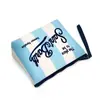 Moda Europeia e Americana Estampa de Leopardo Material de Mergulho Bolsa de Cosméticos Design de Nicho Bolsa para Batom e Cosméticos Bolsa de Higiene Pessoal Portátil para Viagem