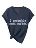 Probablemente necesito una camiseta casual, cómoda y versátil de mujer con cuello en V y manga corta de Amazon o Wish