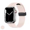 Para Apple iWatch Fivela Magnética Dobrável de Toque Pulseira Magnética para Apple Watch Pulseira Esportiva de Silicone Líquido