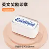 Carimbo de Correção para Professor: Fábrica de Origem - Ferramenta do Professor para Corrigir Trabalhos - Carimbo Personalizável com Desenhos para Incentivo e Elogio