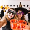 Decoração de Halloween Óculos de Papel Abóbora Aranha Fantasma Festa de Festival Adereços Engraçados para Fotos Óculos de Papel