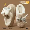 Pantuflas de interior para mujer con suela gruesa y tacón alto, con orejas de conejo lindas, perfectas para el calor del invierno, y con un diseño de caña alta