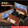 Aplicável à capa de celular de couro com dobradiça de eixo central para Huawei MateX2, capa protetora com suporte de couro bovino, tudo incluído, resistente a quedas, nova