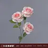 Série de Casamento Rosa Materiais de Flores Artificiais para Decoração de Vitrine de Shopping, Exibição de Fundo, Arranjos Florais, Flores Artificiais, Rosas