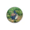 Lindo Totoro Gato Gris Redondo Broche Insignia de Metal Accesorios para Ropa Pin de Solapa Fábrica Venta al por Mayor