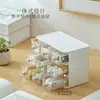 Caja de Almacenamiento Escritorio Organizador de Seis Compartimentos Estilo Cajón Dormitorio Suministros Estudiantiles Planificador Papelería Organizador de Tablero Perforado