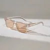 Gafas de Sol Cuadradas de Moda Nuevas, Gafas de Sol Anti-UV, Unisex Tendencia Transfronteriza Europea y Americana para Viajes