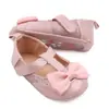 Zapatos de Princesa de Color Sólido con Lazo para Bebé de Primavera y Otoño para Niña, Cómodos y Modernos para Niños Pequeños BBW3094