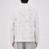 Atacado de Fábrica Lã Alemã Pesada Gola Meia-Alta Tie-Dye Manga Longa Outono/Inverno Novo Estilo Marca Tendência Manga Longa Solta Camisa Base