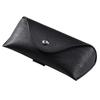 E88 en stock al por mayor caja para gafas de sol para colgar en la cintura cinturón usable funda de cuero para gafas caja de gafas de cuero PU caja de gafas con hebilla trasera