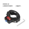 Clipe de Bicicleta com Parafuso 1/4 Anti-Reverso Atualizado Reforço Lateral Diâmetro Ajustável Fotografia de Ciclismo Suporte Fixo para Bicicleta