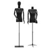 Maniquí de Medio Cuerpo para Mujer con Hombros Rectos Negros, Accesorios de Exhibición para Tienda de Ropa, Maniquí de Cuerpo Completo para Ventana