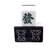 Azulejos de Mahjong Caseros de Dibujos Animados Lindos de Moda Manivela Manual Azulejos de Viaje Azulejos de Mahjong para Dormitorio Logo de Regalo Beneficios
