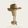 Chapéu de Palha Estilo Cowboy Ocidental Jazz para Mulheres, Chapéu de Sol de Verão com Proteção Solar, Chapéu de Sol com Aba Enrolada, Para Passeio na Praia Férias, Respirável para Homens