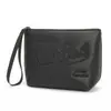 Moda Europeia e Americana Estampa de Leopardo Material de Mergulho Bolsa de Cosméticos Design de Nicho Bolsa para Batom e Cosméticos Bolsa de Higiene Pessoal Portátil para Viagem