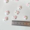 Mini Acessórios de Resina de Gatinho para DIY de Presilhas, Brincos, Capas de Celular, Materiais Fofos Feitos à Mão