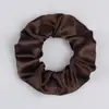 Scrunchies de Cetim Mais Vendidos Transfronteiriços em 70 Cores Sólidas, Elásticos de Cabelo de Alta Elasticidade para Mulheres, Acessórios de Cabelo Atacado