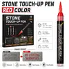 Pluma de retoque para lápida impermeable y resistente a altas temperaturas, pluma de reparación y coloración para lápida, marcador de gran capacidad que no se desvanece al por mayor