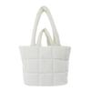 Nuevo bolso de mano de plumas para mujer, bolso de nube de gran capacidad, nueva moda 2024, bolso de hombro portátil de tela de nailon, fácil de combinar.