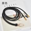 Cadena de Cintura Europea y Americana de PU Transfronteriza para Mujer, Versátil Cadena de Cinturón para Vestido y Suéter, Elegante Cuerda de Cintura Nudada para Mujer